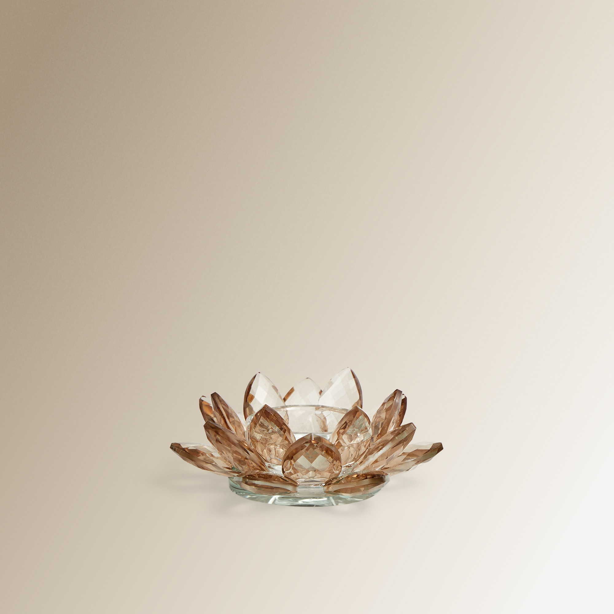 Porta-velas Tealight Flor Vilna Âmbar-3