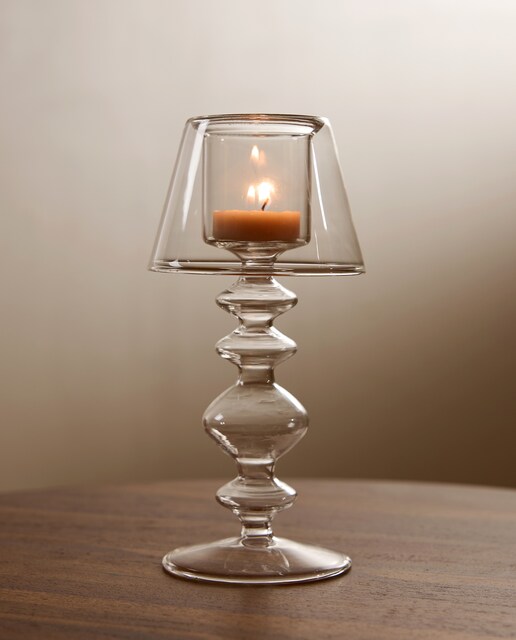Portavelas tealight de cristal Prima