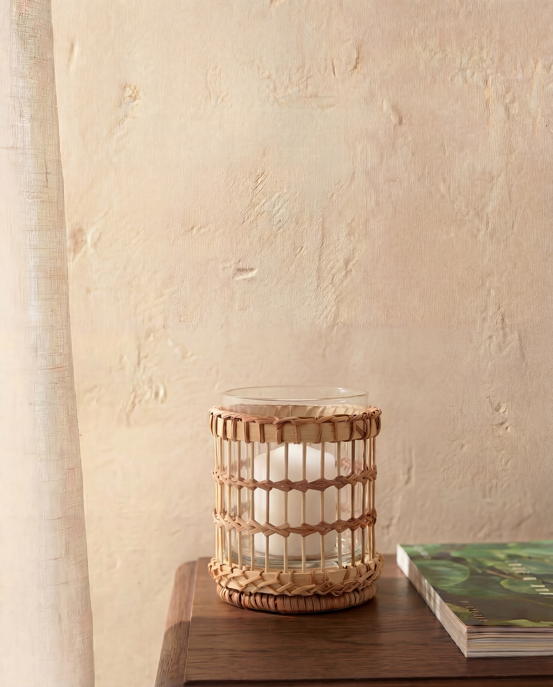 Imagem 0 de Porta-Velas de Rattan Labai