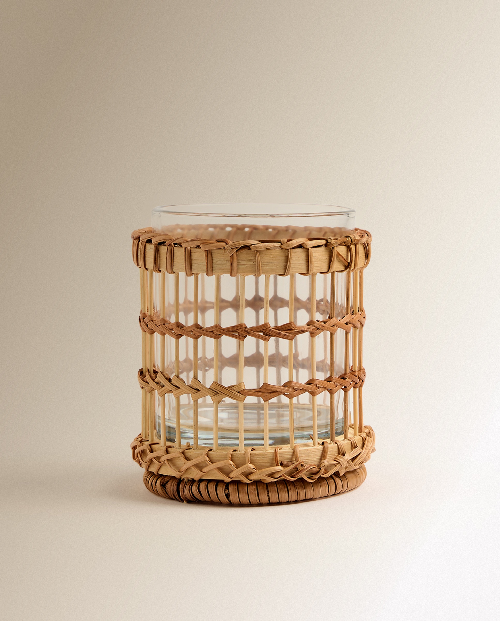 Porta-Velas de Rattan Labai Natural-2