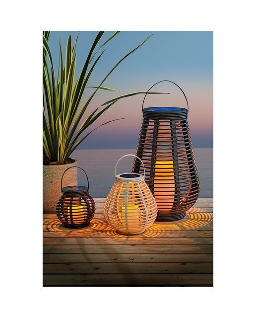 Farol solar redondo con luz LED El Corte Inglés - Negro Negro-8