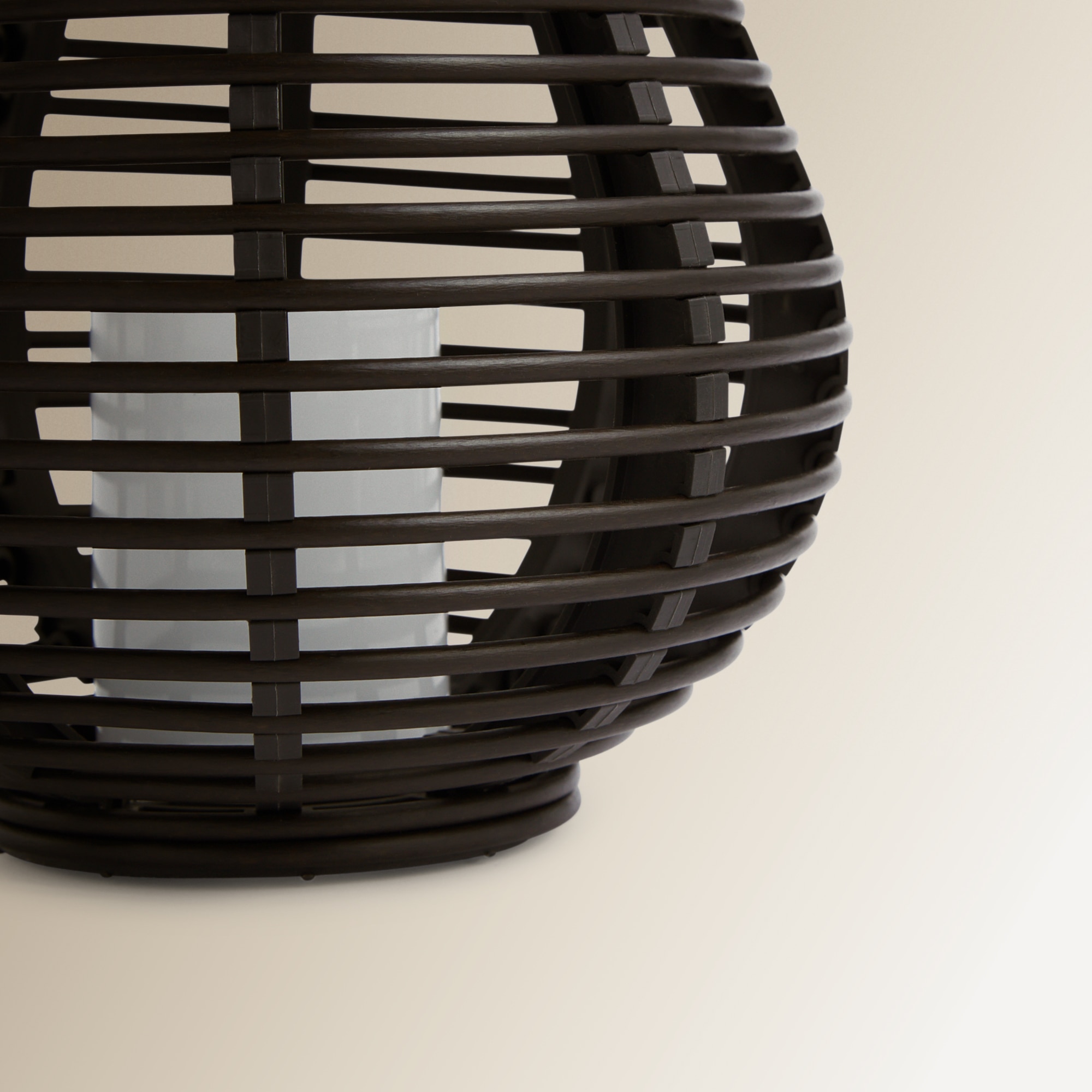 Lanterna Solar com Luz LED - Preto Preto-5