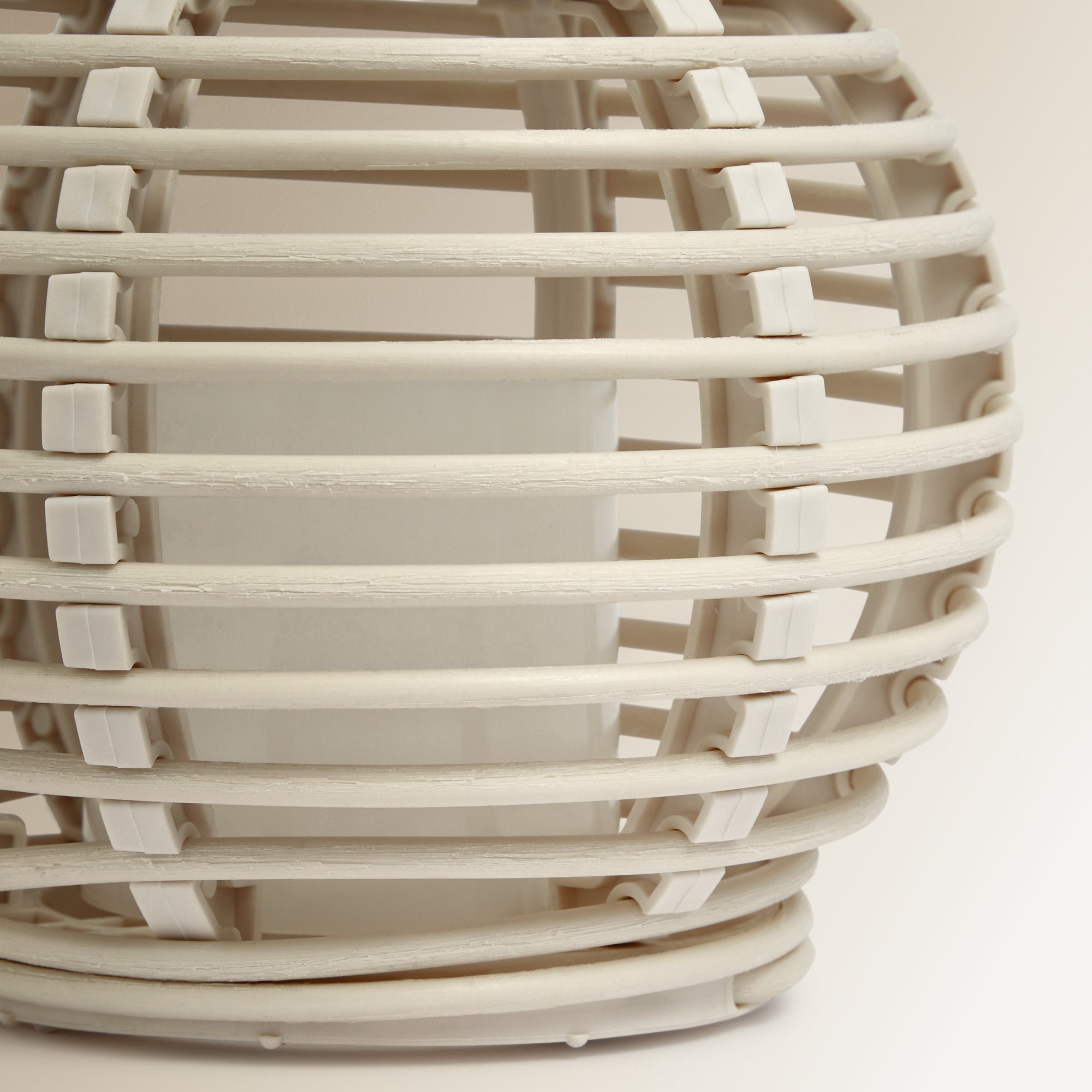 Lanterna Solar Redonda com Luz LED Branco-4