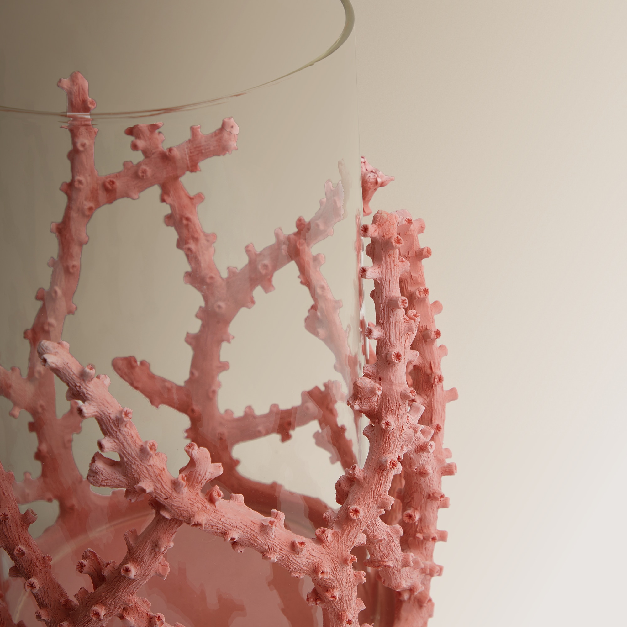 Porta-Velas Coral Belize Coral-4