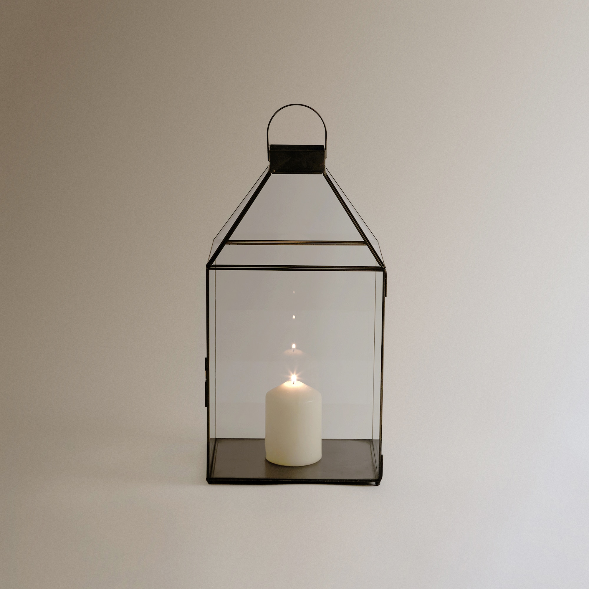 Lanterna de Vidro Chad Preto-2