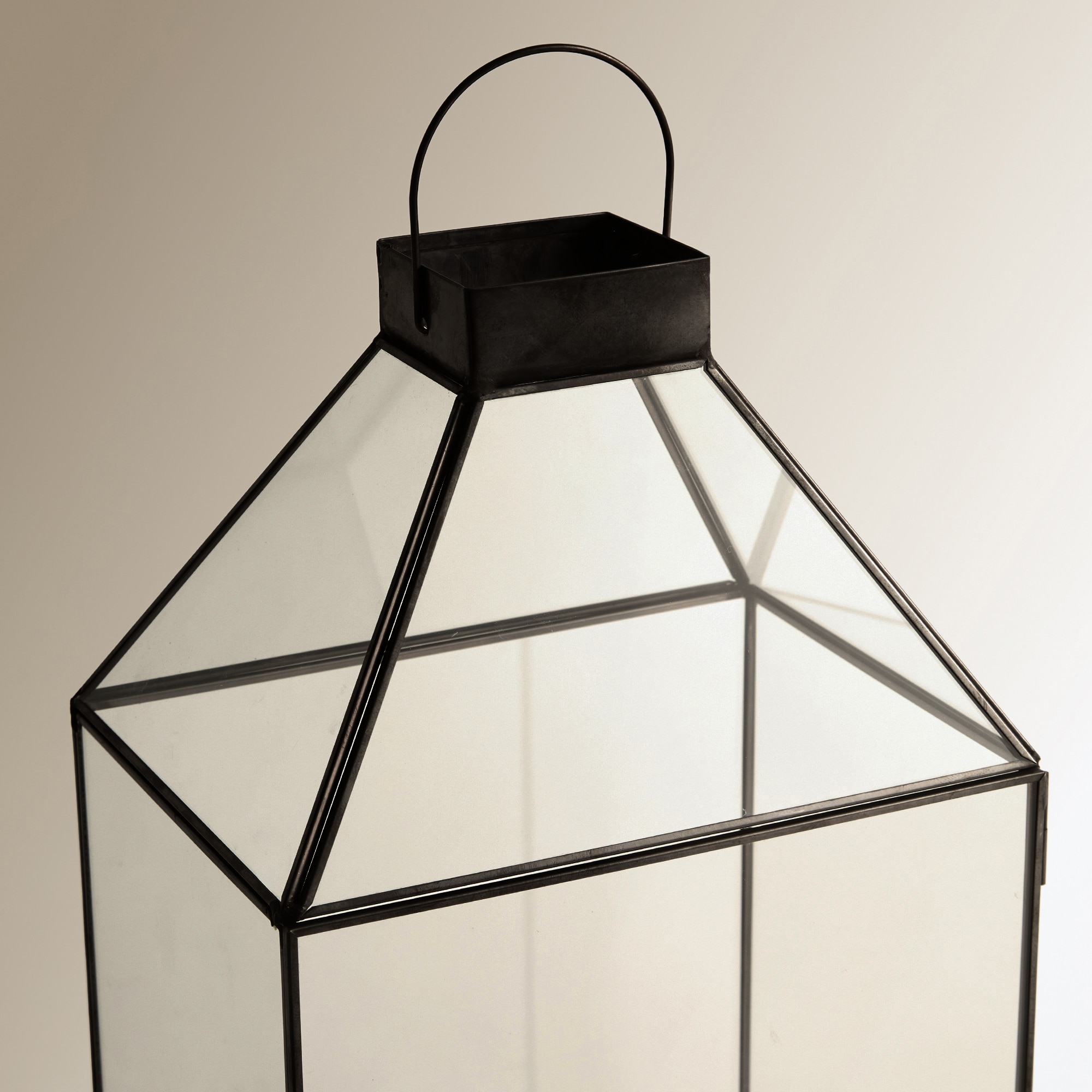 Lanterna de Vidro Chad Preto-3