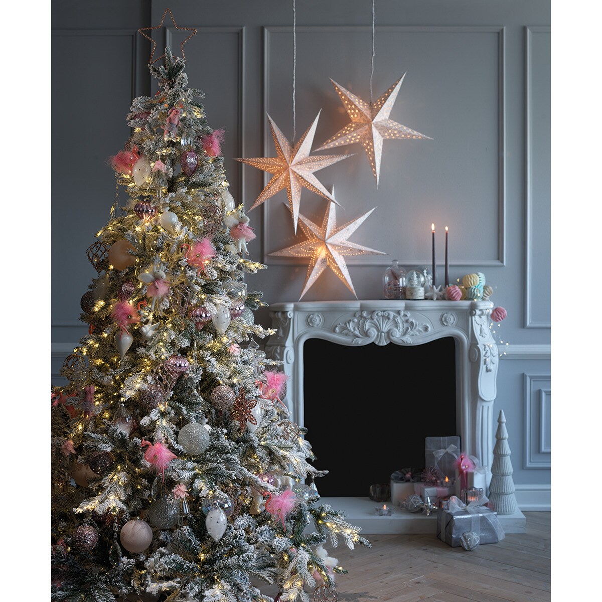 Sino de cristal Natal El Corte Inglés Transparente-4