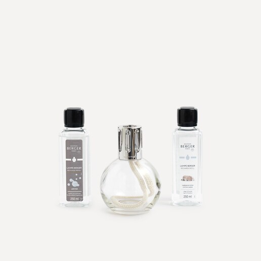Cofre Lámpara catalítica Essentielle Redonda con 2 recambios Maison Berger