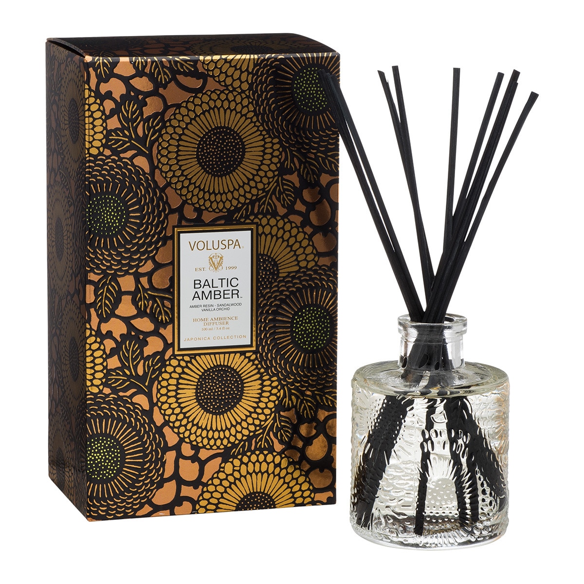 Imagem 0 de Difusor de Pauzinhos Âmbar e Sândalo Baltic Amber Japónica