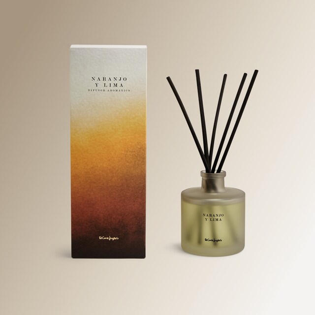 Difusor de varillas Naranjo y Lima Acuarela El Corte Inglés
