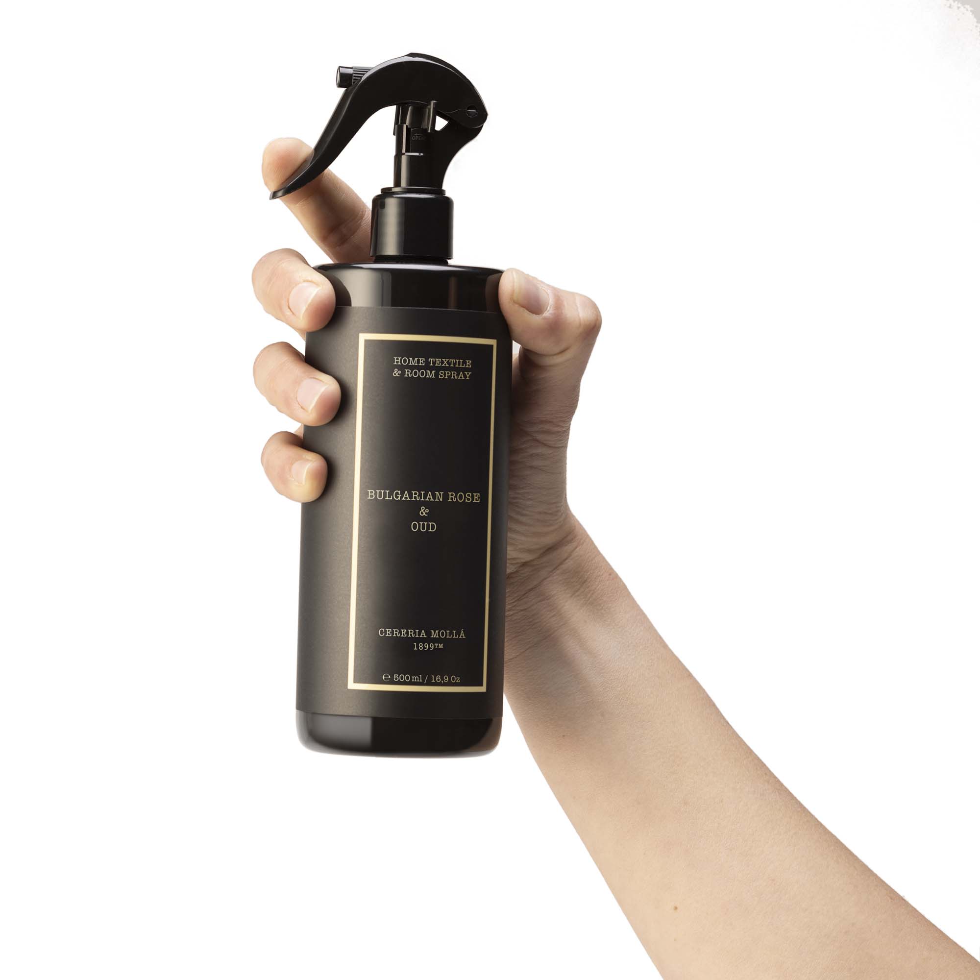Ambientador Home Textile Room Spray Rose & Oud Preto-3