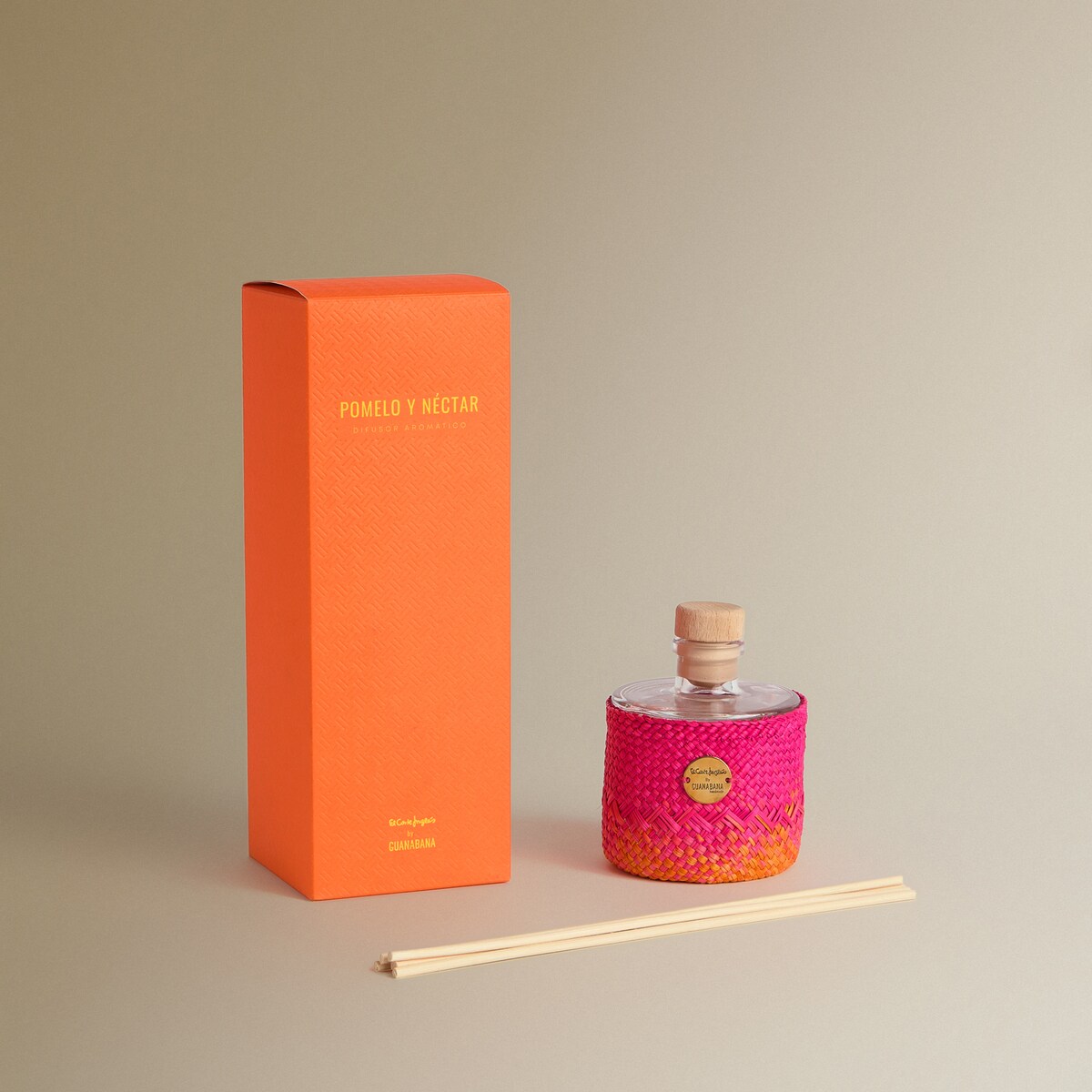 Difusor de varillas Pomelo y Néctar Guanabana Rosa-2
