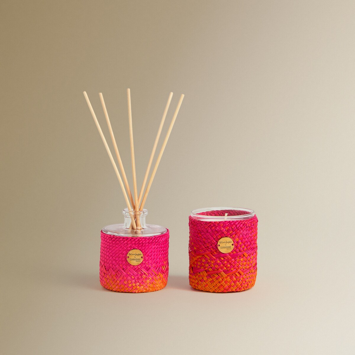 Difusor de varillas Pomelo y Néctar Guanabana Rosa-3