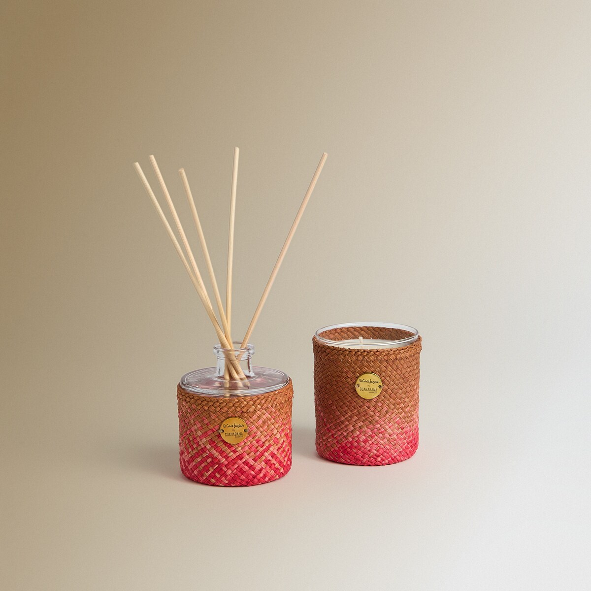 Difusor de varillas Pomelo y Néctar Guanabana Rosa-4