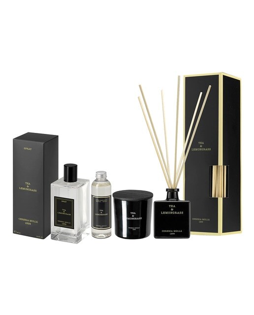 Colección de aromas Tea&Lemon Cereria Mollá