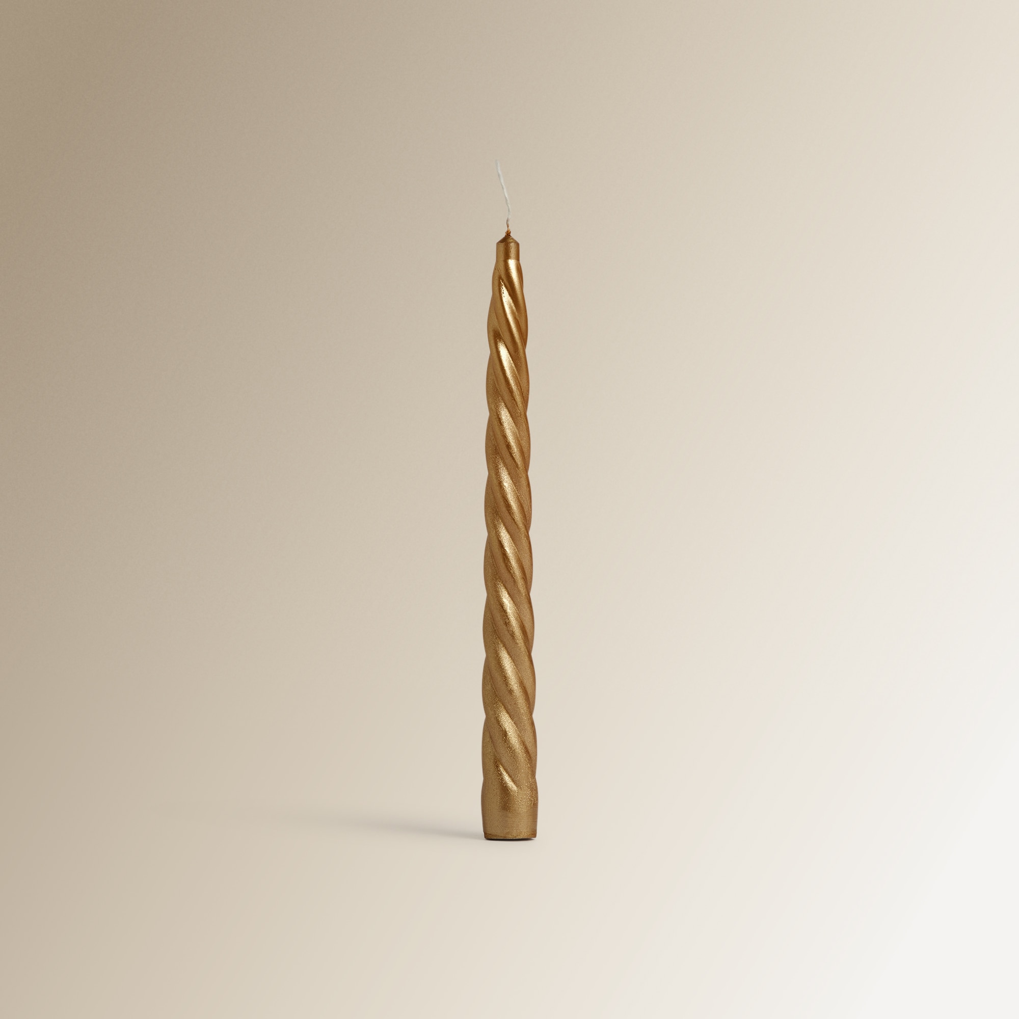 Set 4 velas Candelabro rizado El Corte Inglés Oro-3