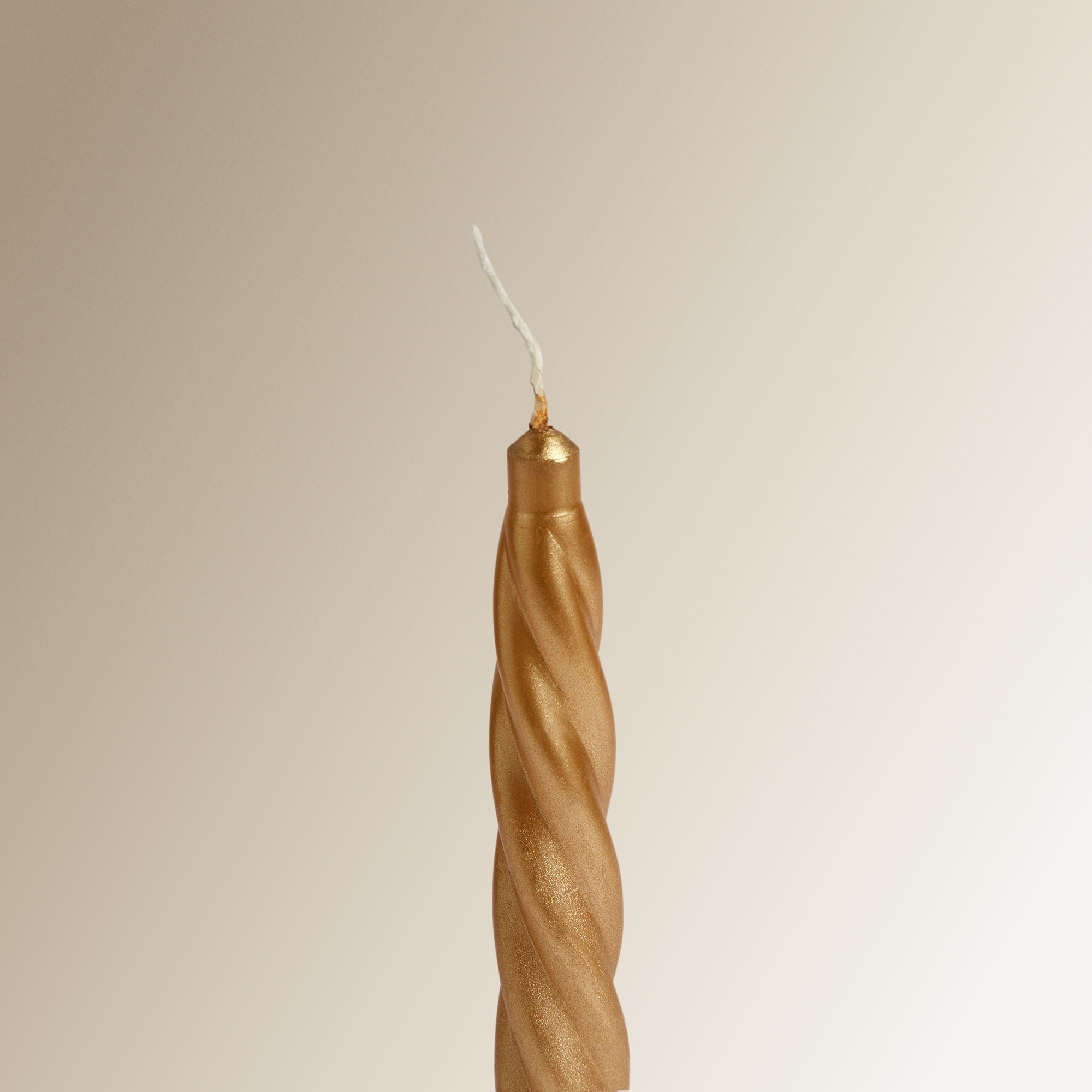 Set 4 velas Candelabro rizado El Corte Inglés Oro-4