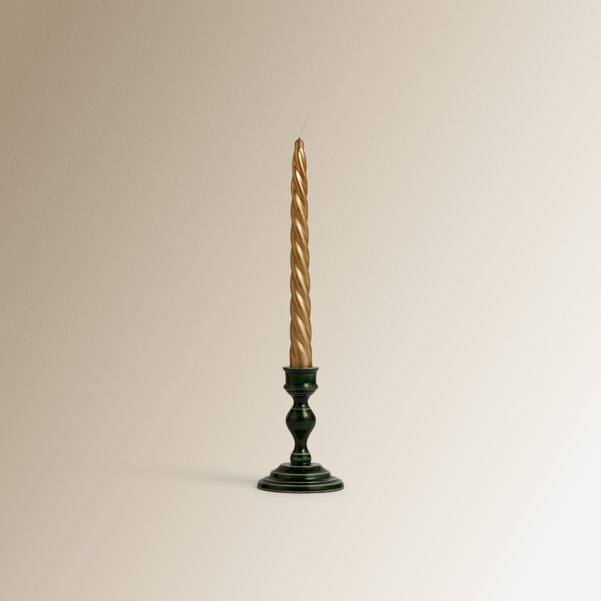 Set 4 velas Candelabro rizado El Corte Inglés Oro-6