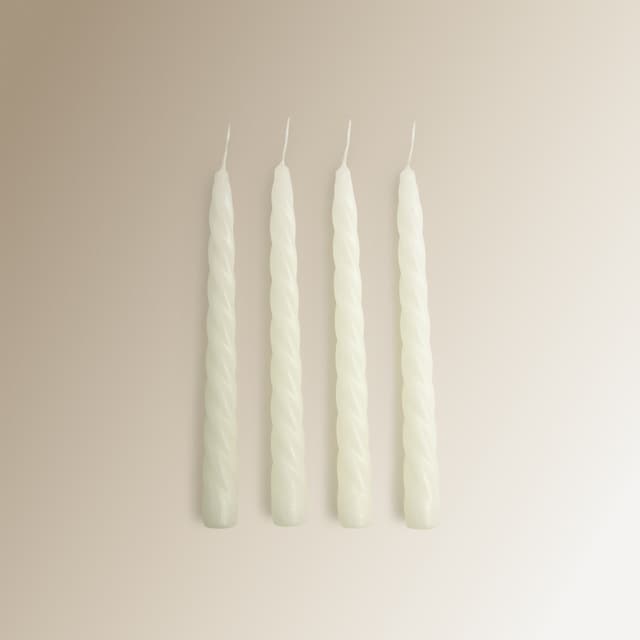 Imagen 0 de Set 4 velas Candelabro rizado El Corte Inglés
