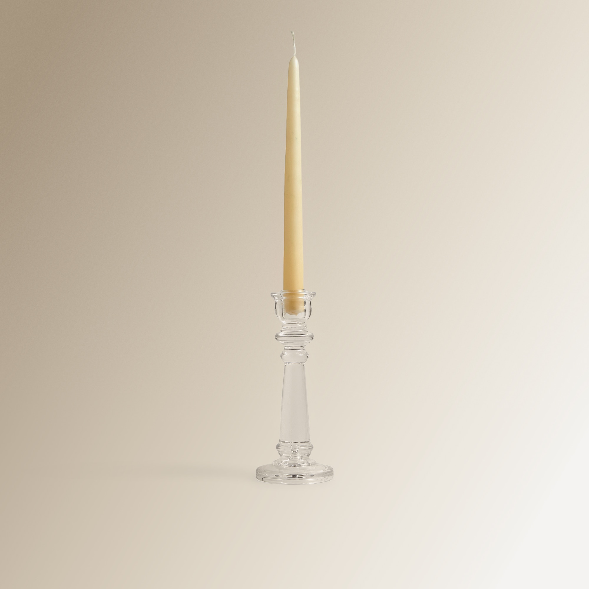 Conjunto de 2 Velas de Candelabro Natural-3