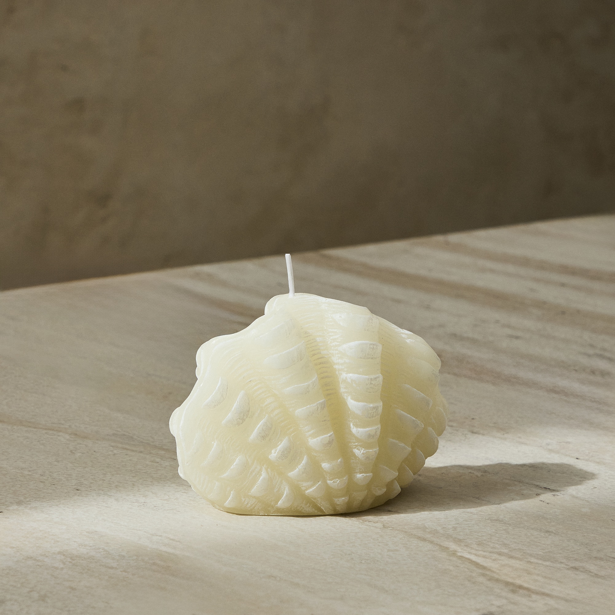 Vela Concha Branco-1