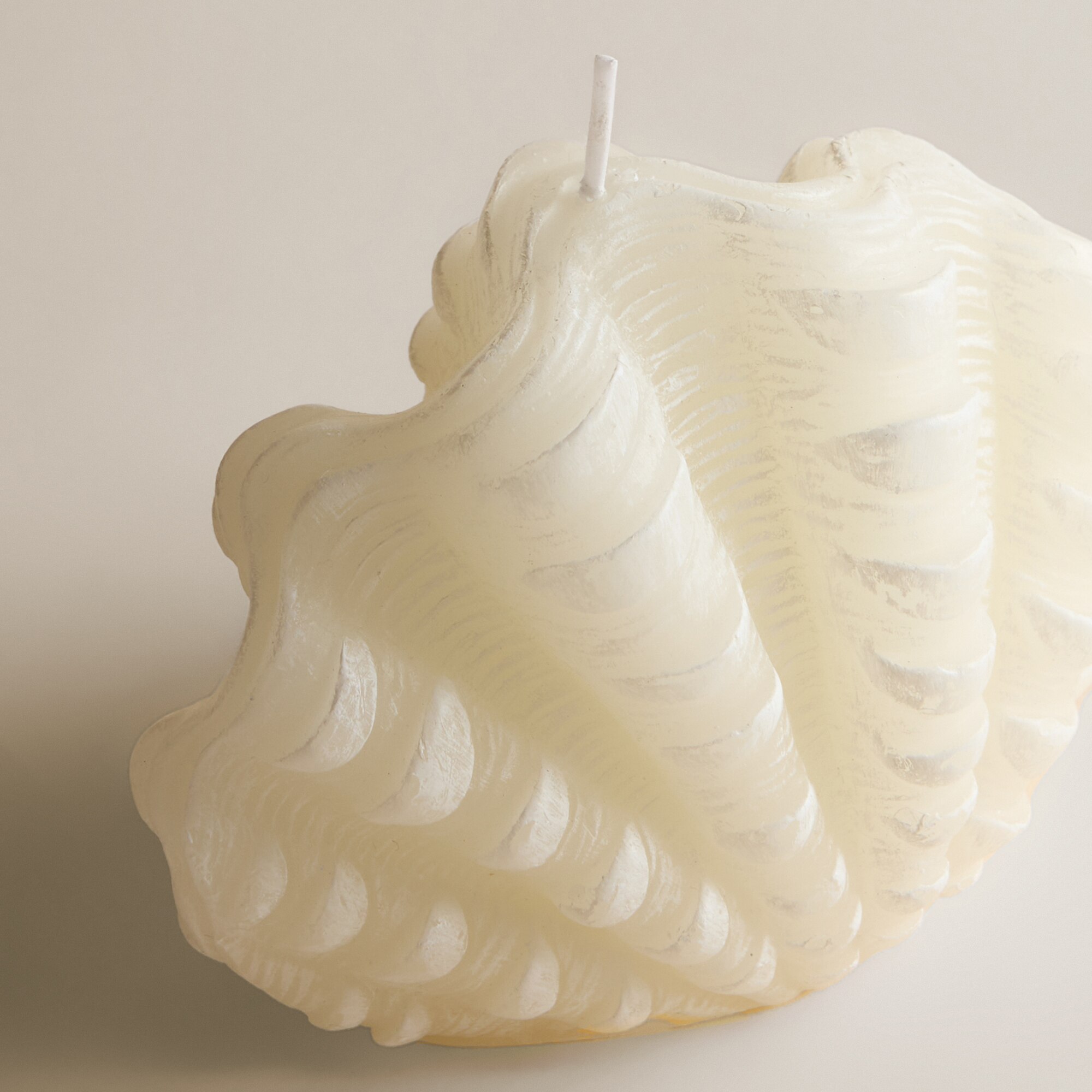 Vela Concha Branco-3