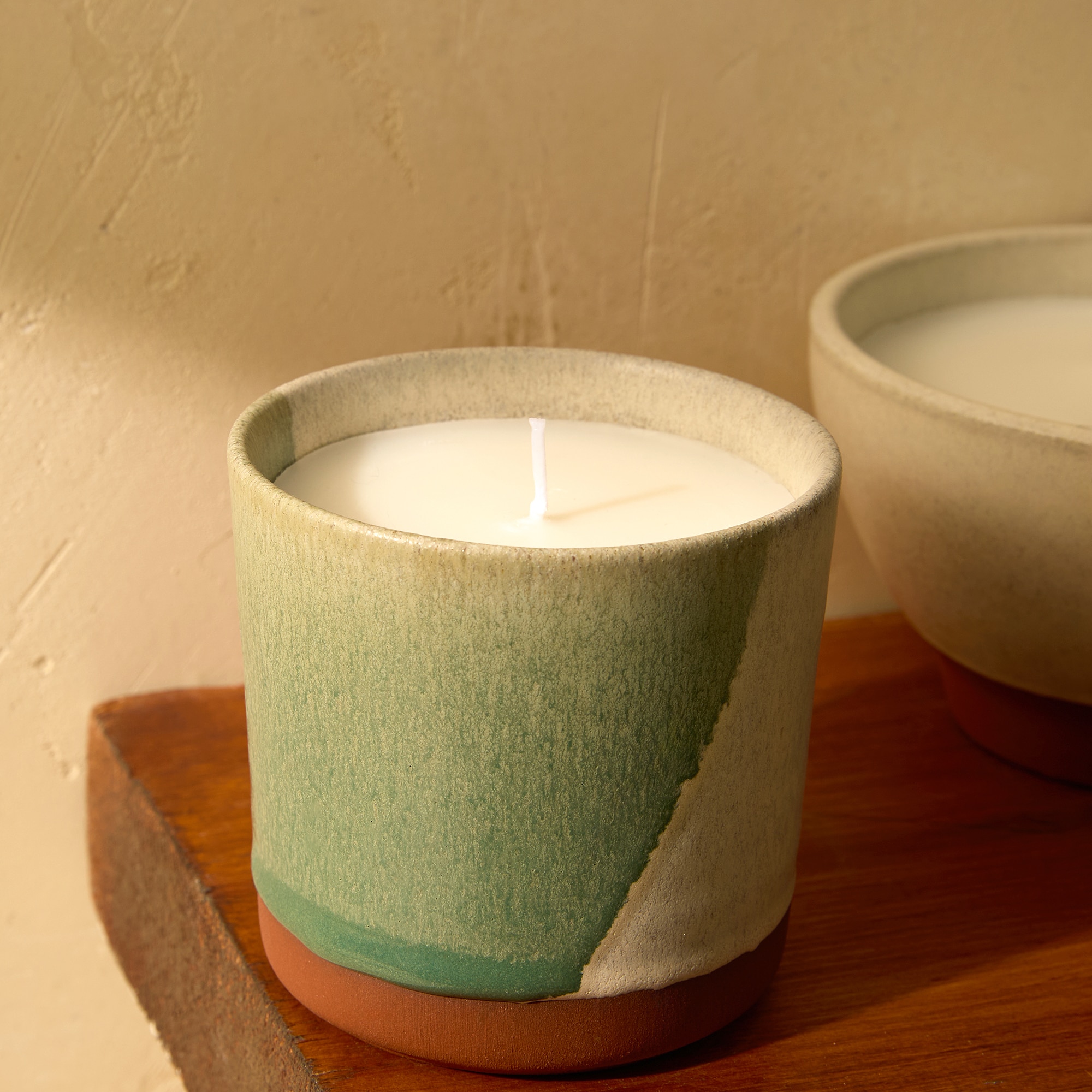Vela Aromática em Copo Tie Dye Citronela Verde-1