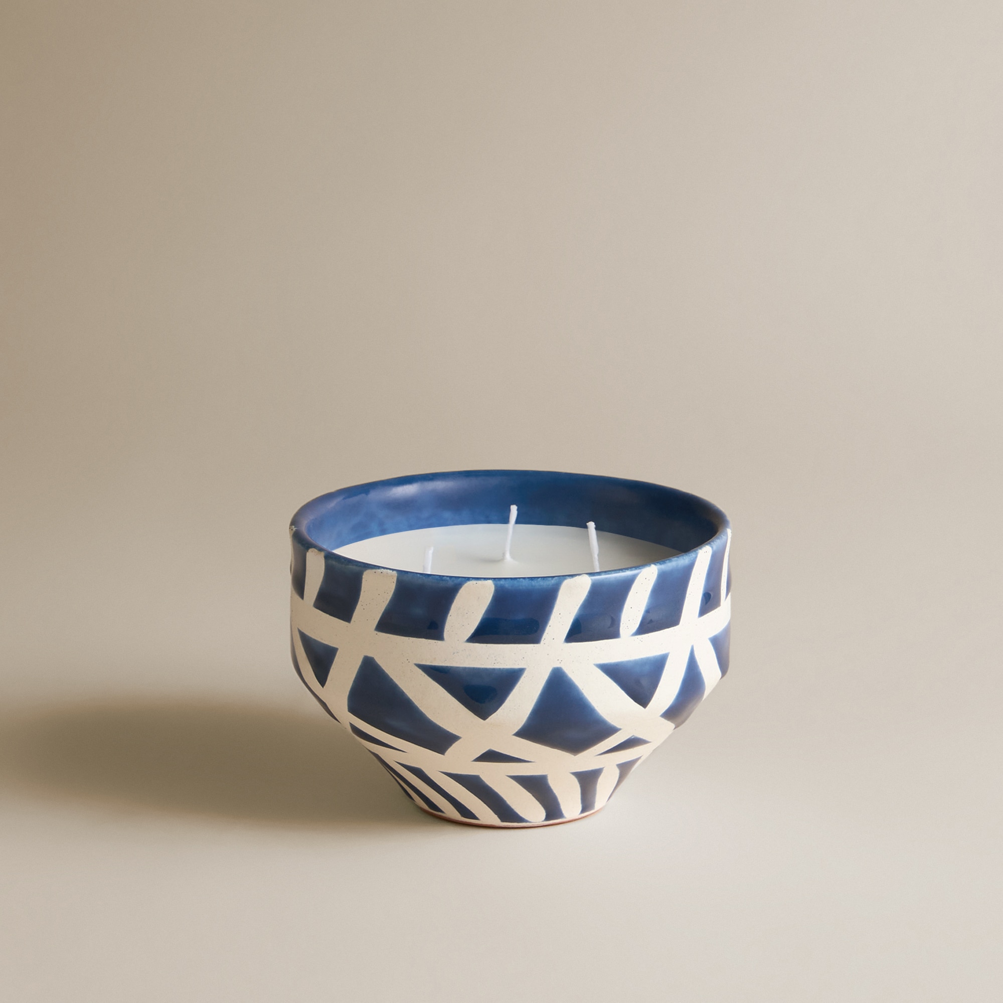 Vela Aromática em Tigela Citronela - Azul Azul-2