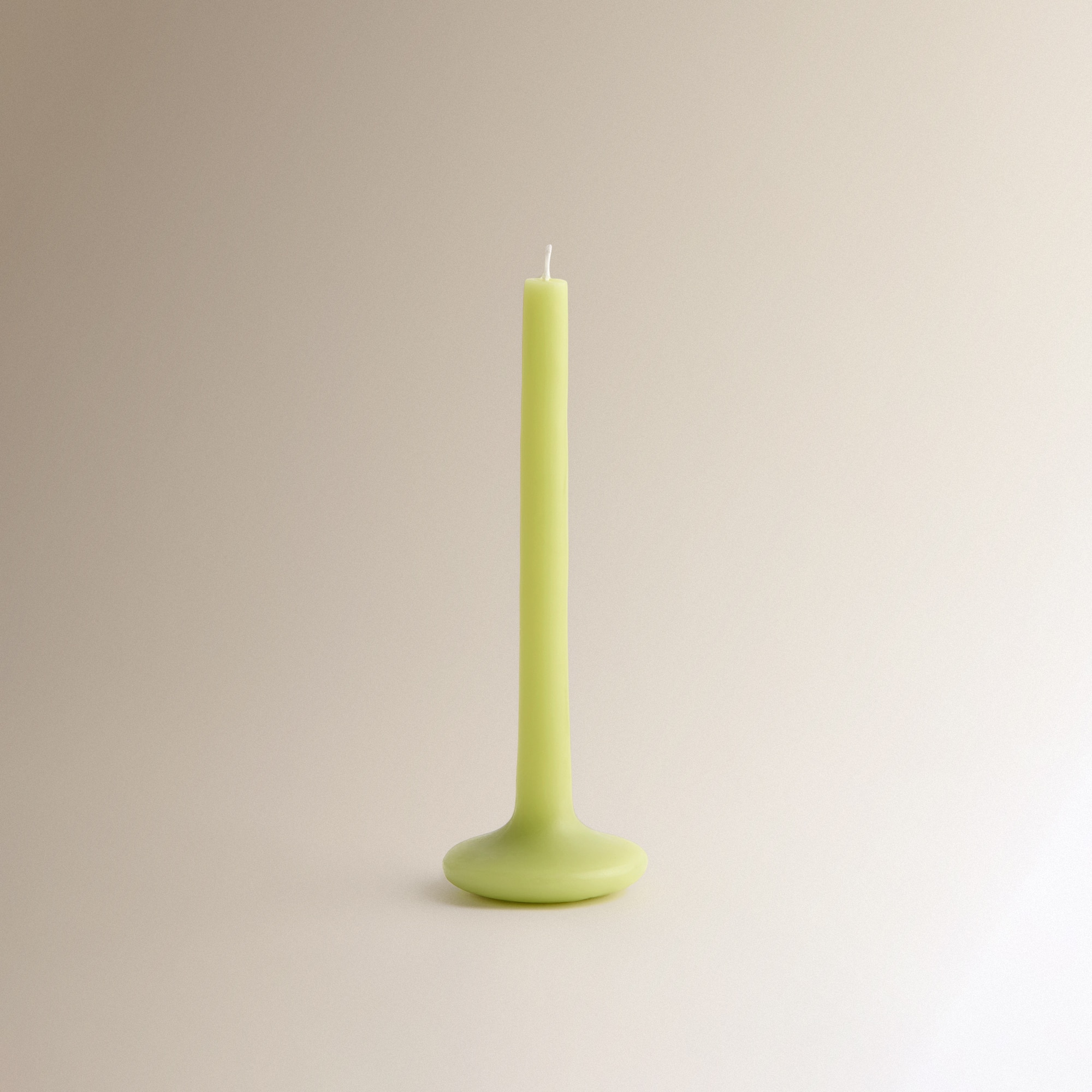 Vela Decorativa com Base Fina Verde-1