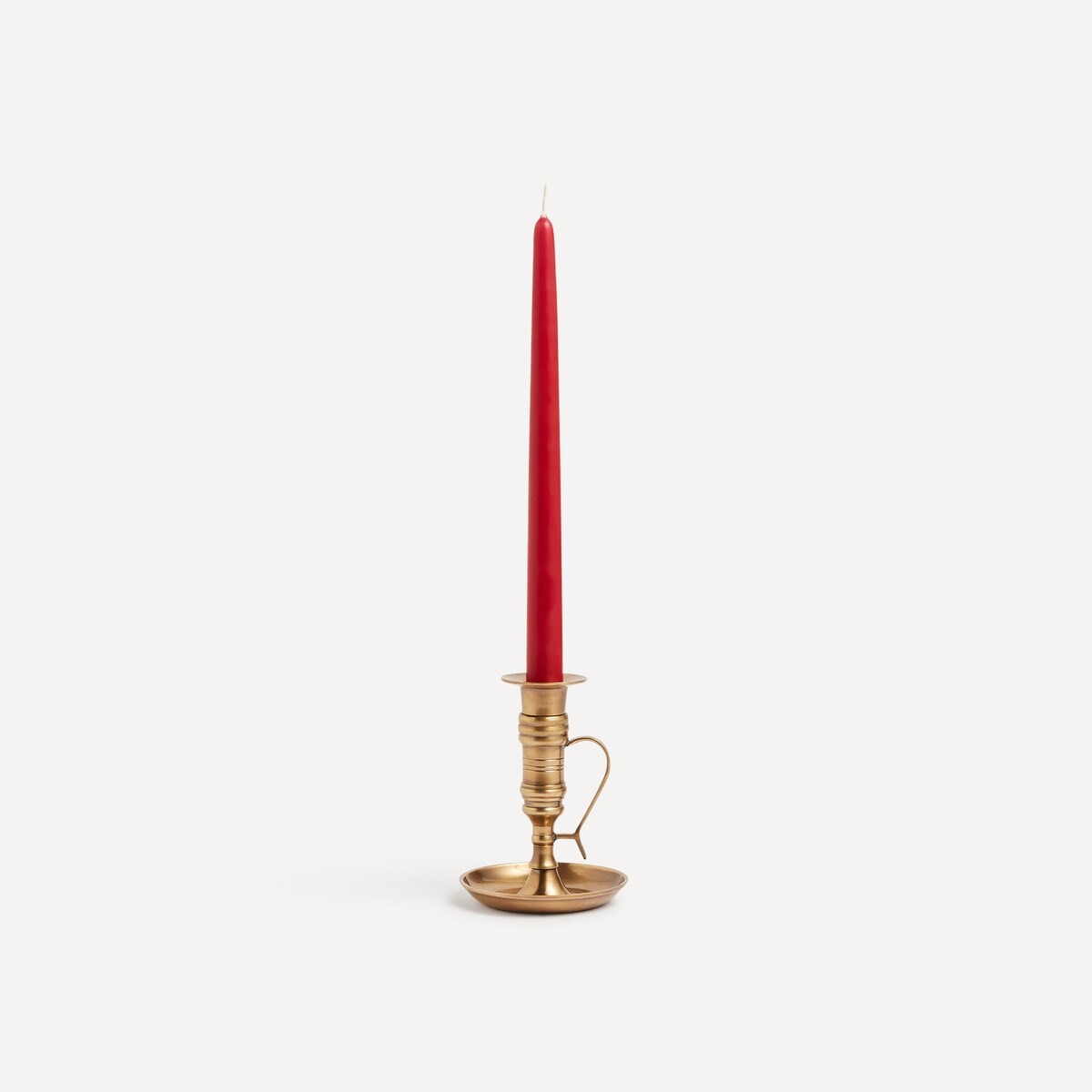 Conjunto de 2 Velas Candelabro Basic Colours Vermelho-5