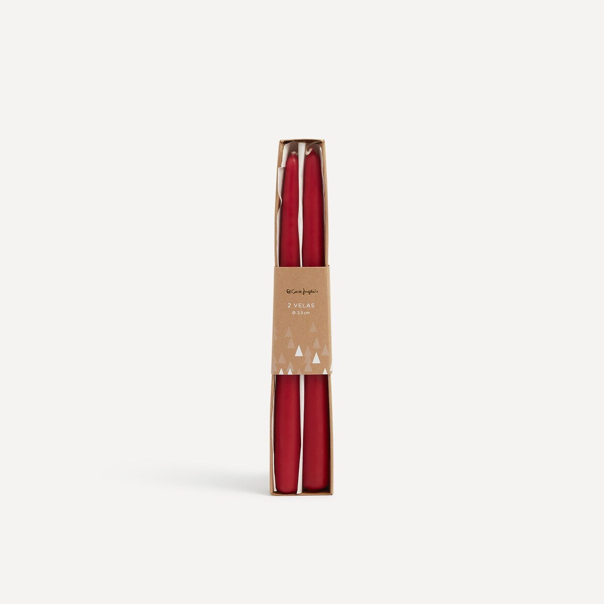 Conjunto de 2 Velas Candelabro Basic Colours Vermelho-6