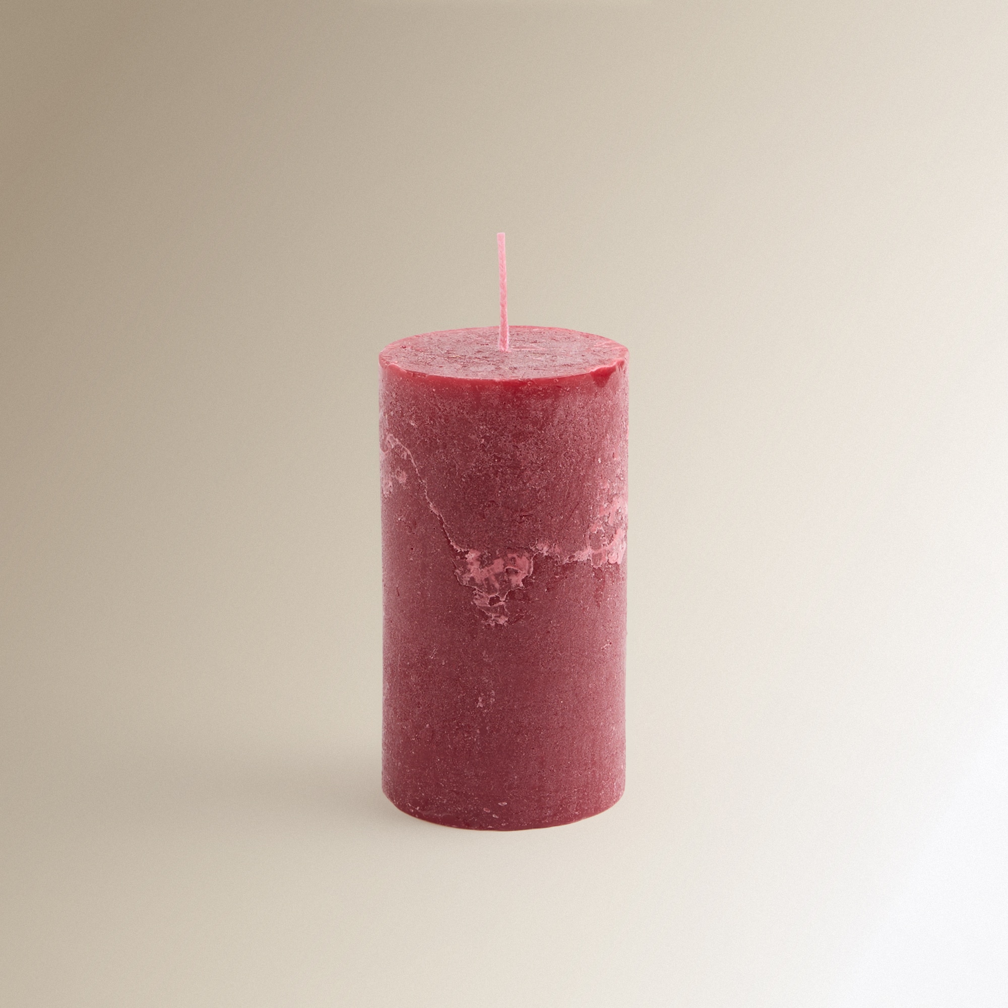 Vela Cilíndrica Basic Colours Vermelho-2