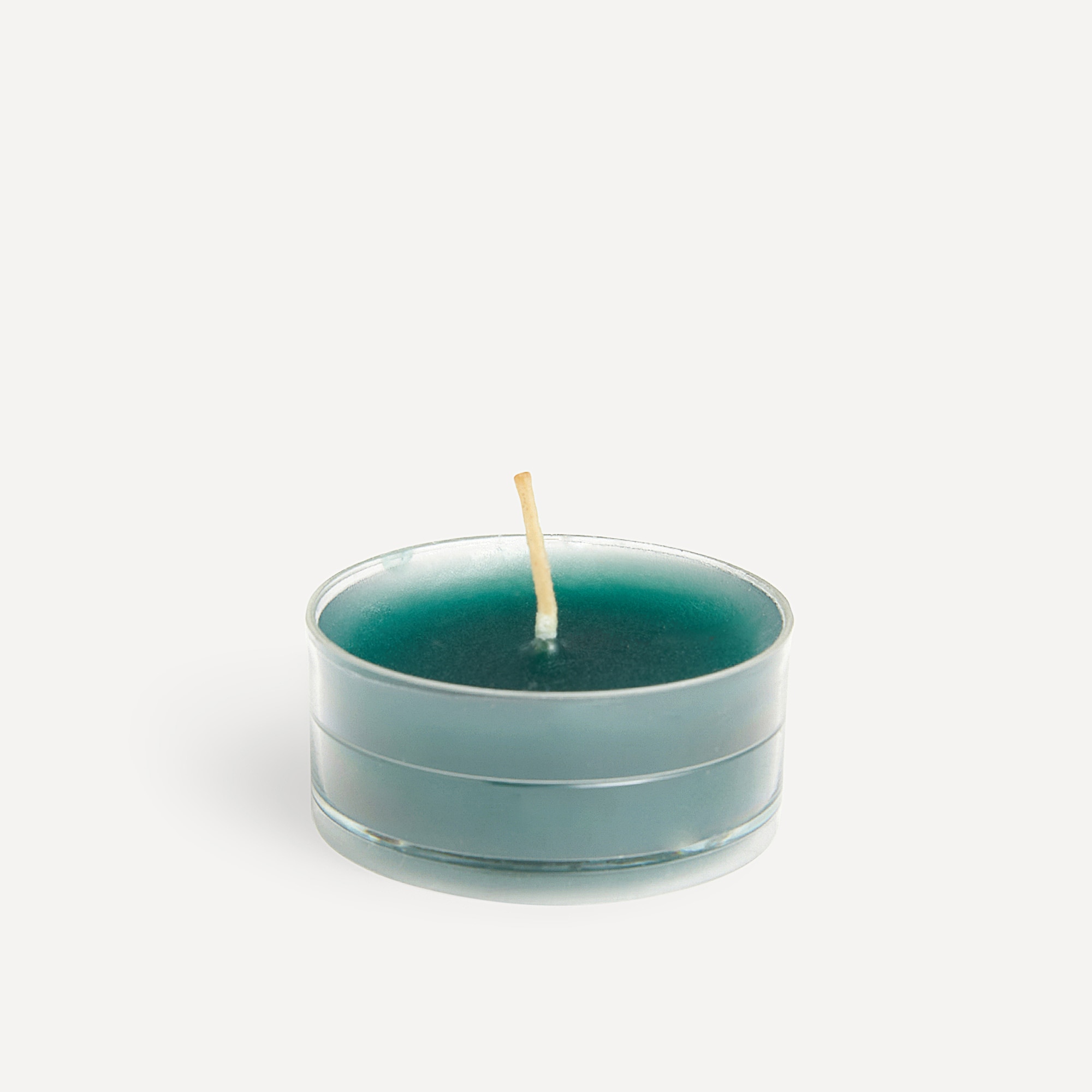 Conjunto de 2 Velas Tealight Basic Colours Verde-2