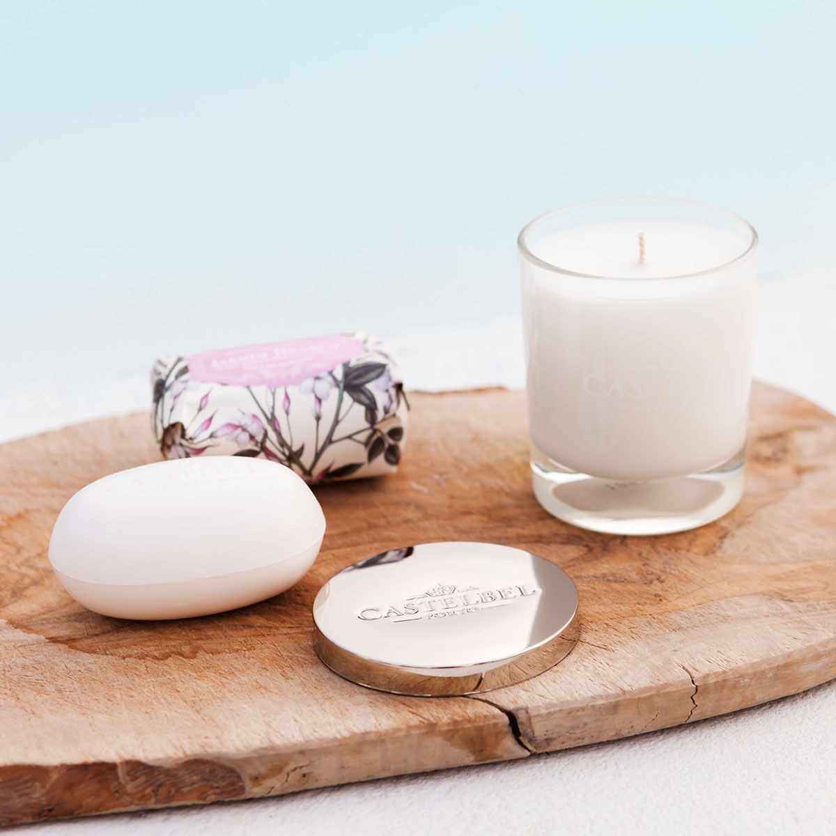 Imagen 8 de Vela perfumada en vaso Jazmín Blanco Castelbel - Amarillo Amarillo