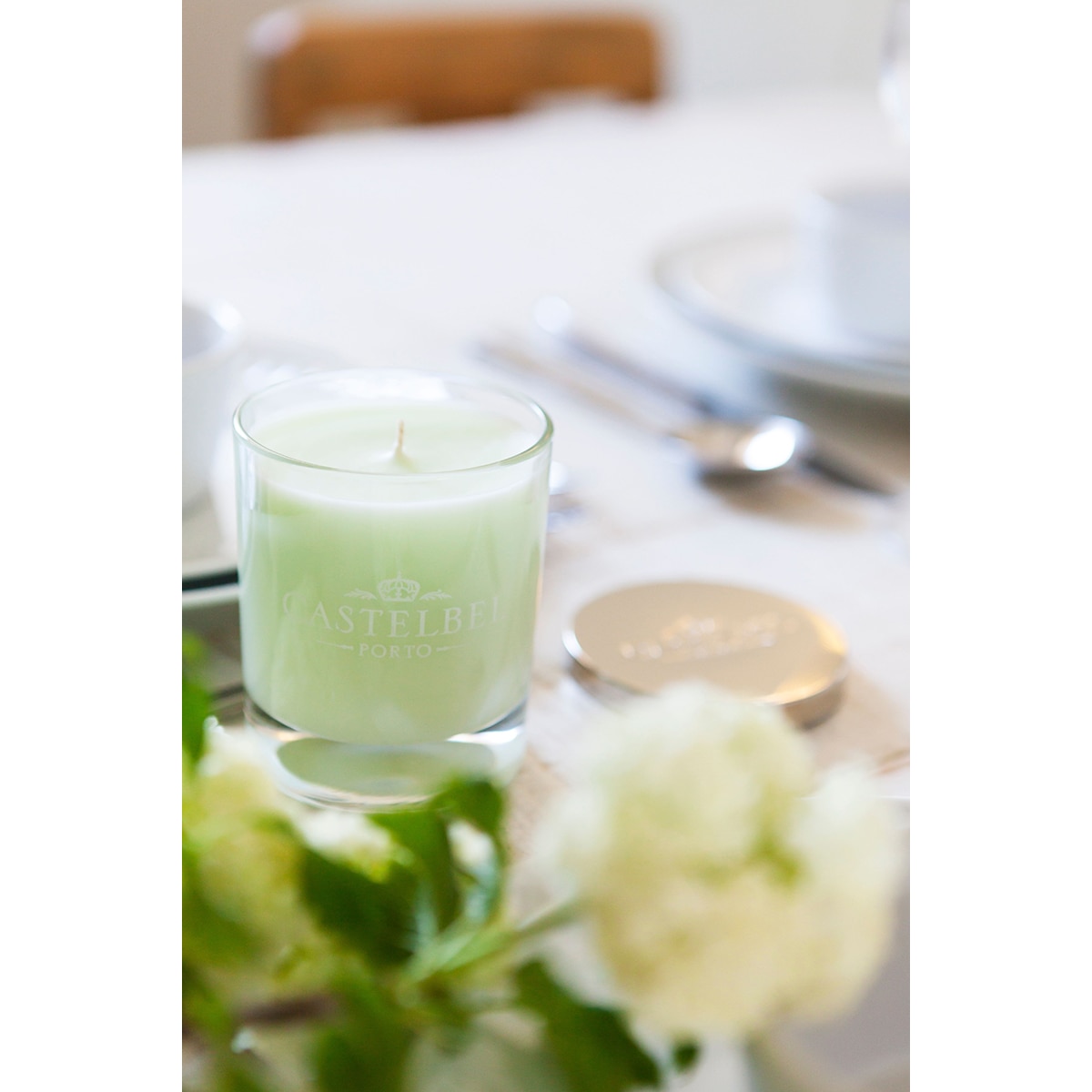 Imagen 4 de Vela perfumada en vaso Verbena Castelbel - Blanco Blanco