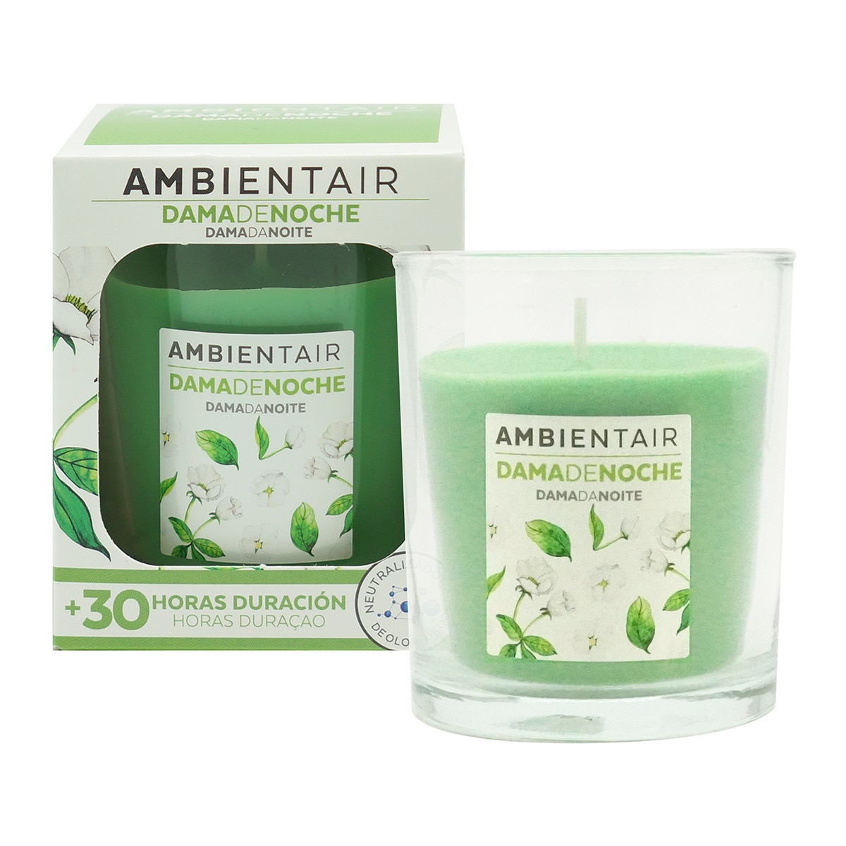 Imagen 0 de Vela perfumada en vaso absorbe olores Dama De Noche Ambient Air