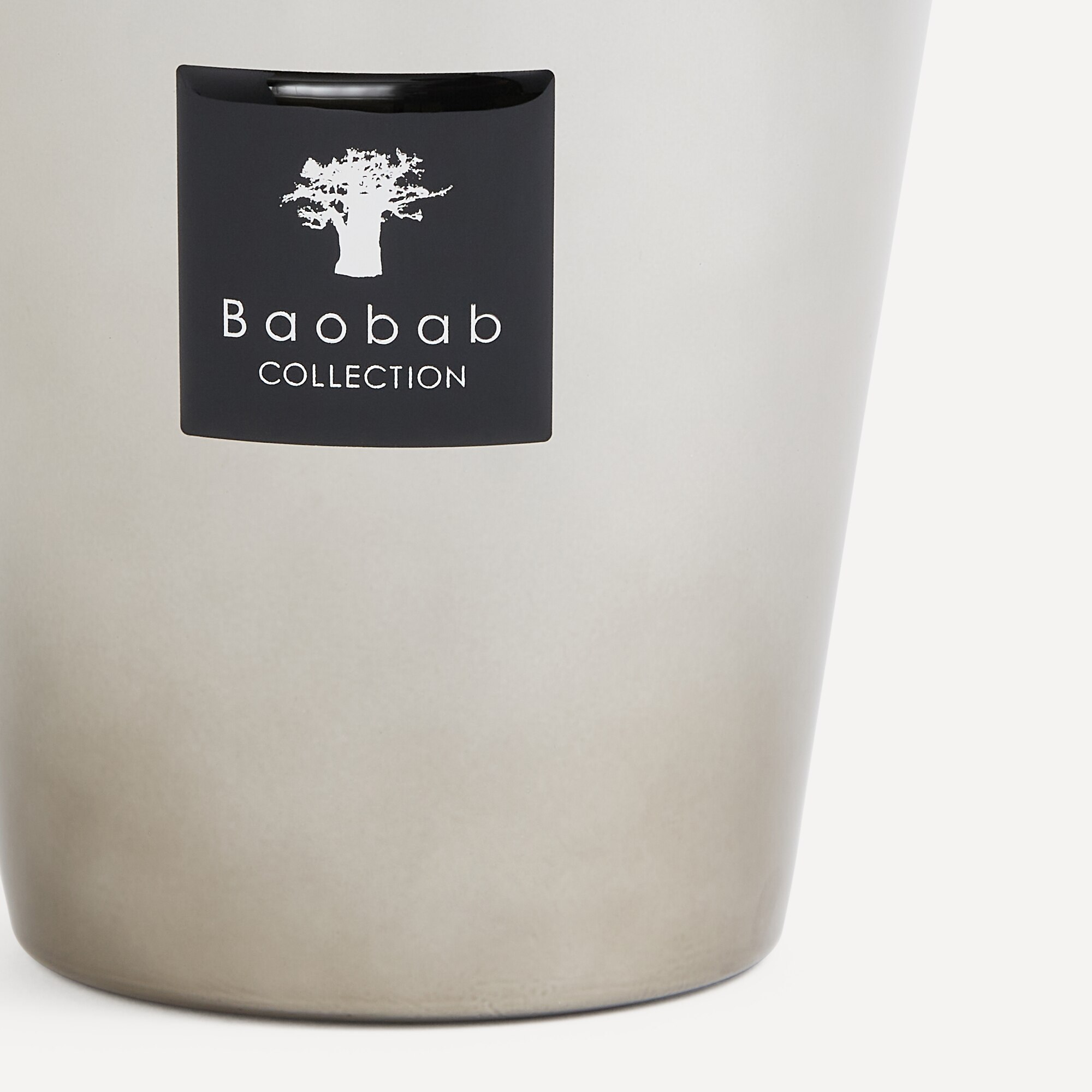 Vela perfumada Platinum Baobab Collection - Plata 16 cm Plata-4