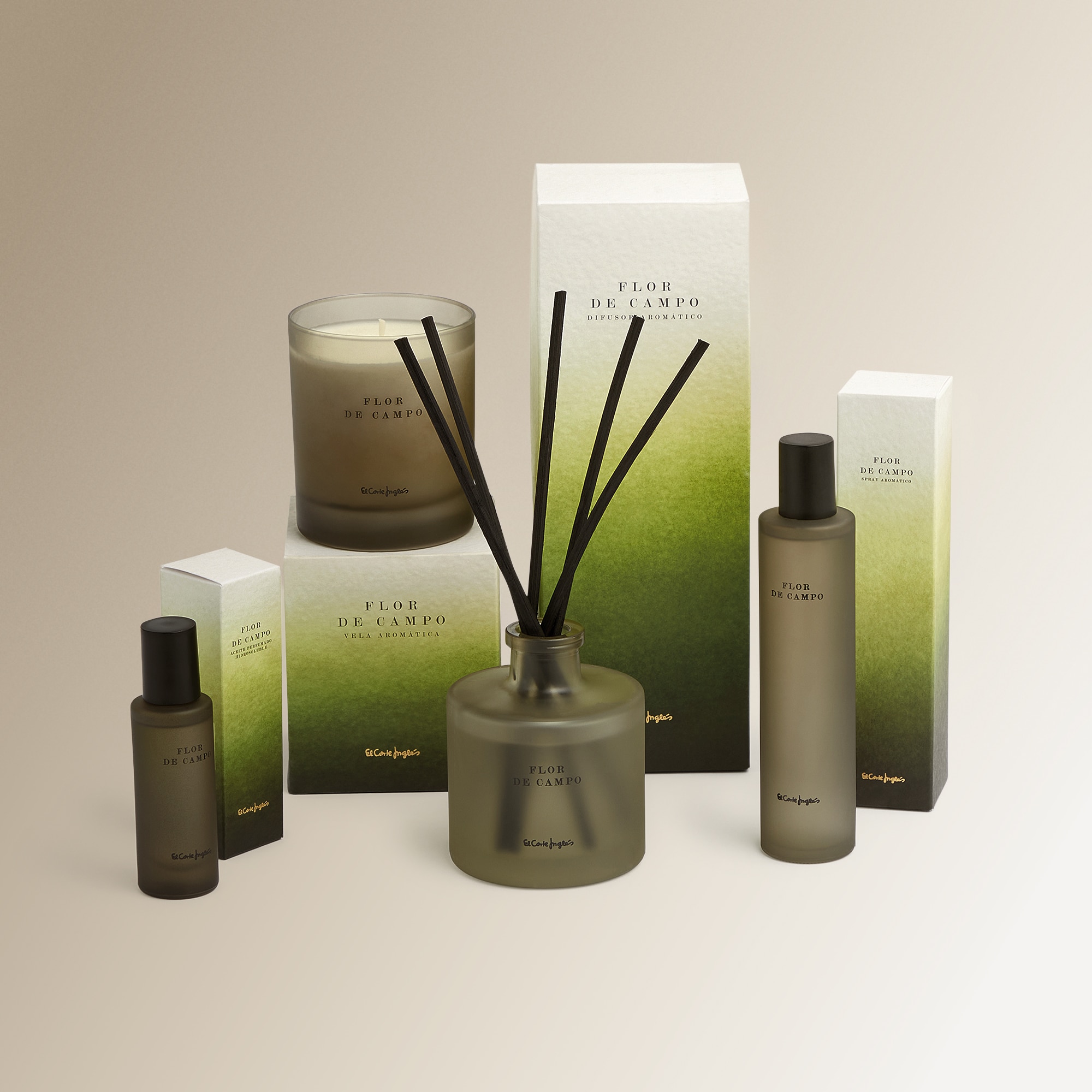 Vela Perfumada Flor do Campo Aquarela Verde-6