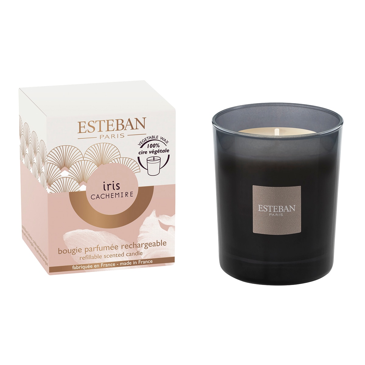 Esteban - Vela perfumada vaso Iris Esteban.
