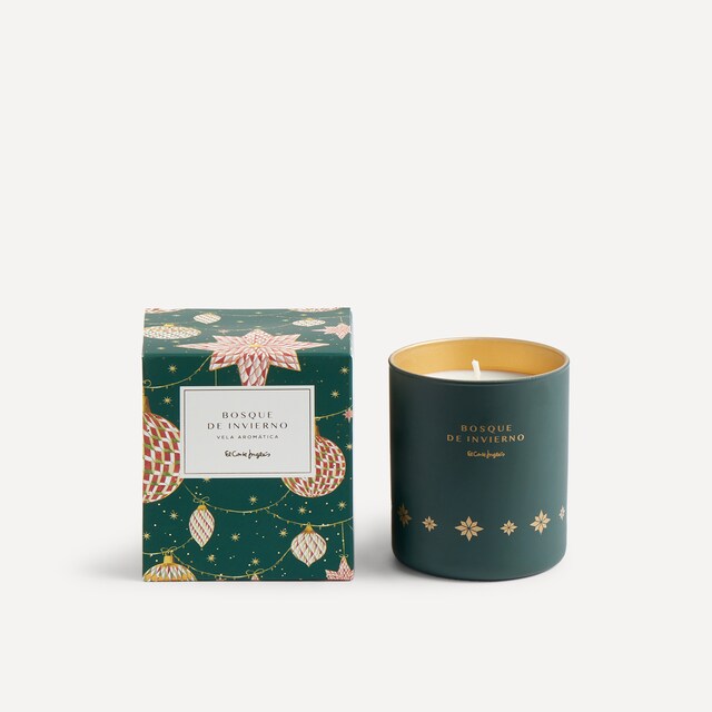 Vela en vaso Bosque de Invierno Navidad El Corte Inglés
