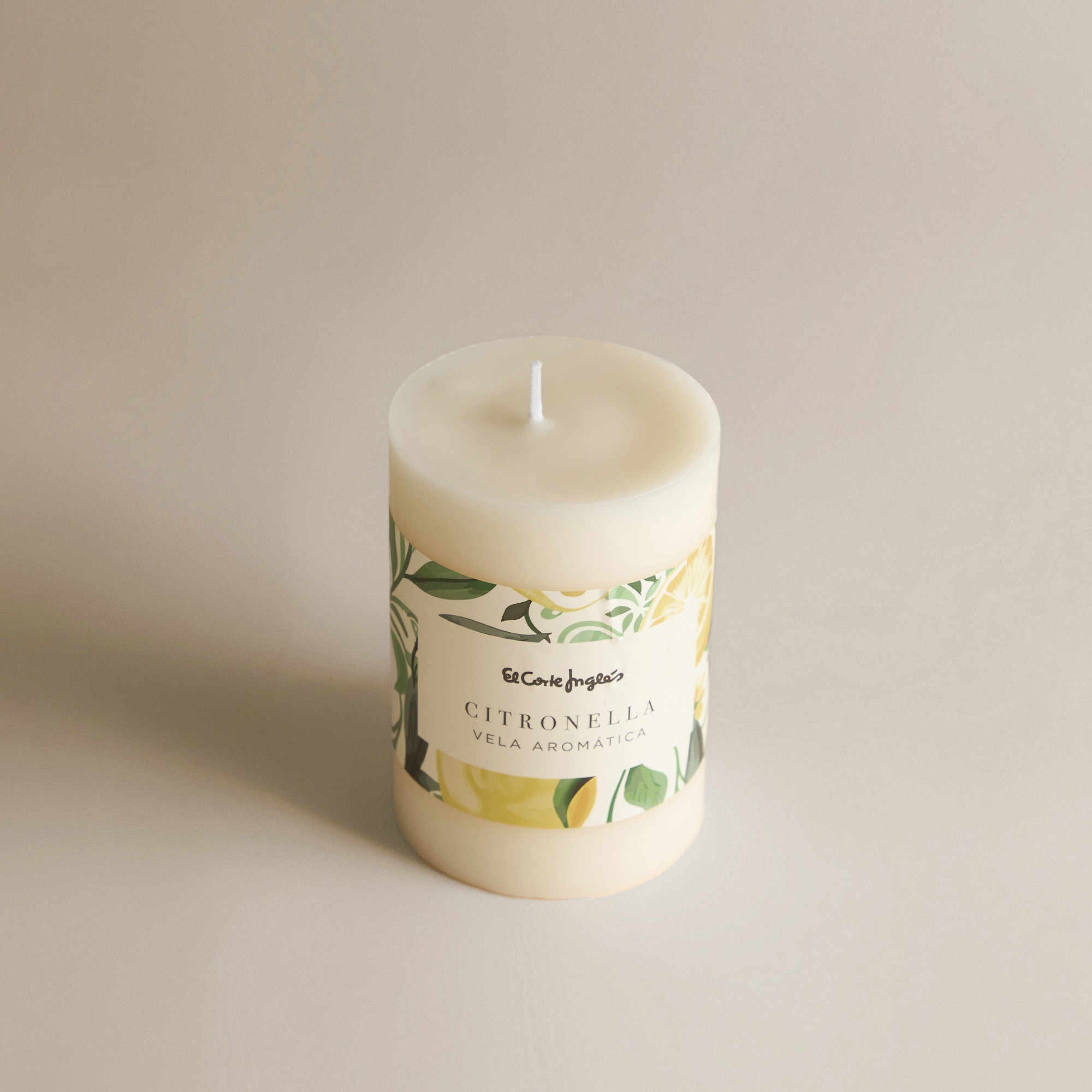 Vela aromática citronela taco Citron El Corte Inglés 4