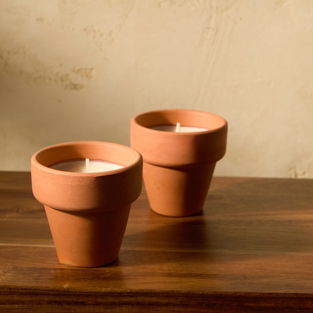 Imagen 0 de Set de 2 velas aromáticas citronela en maceta Citron El Corte Inglés