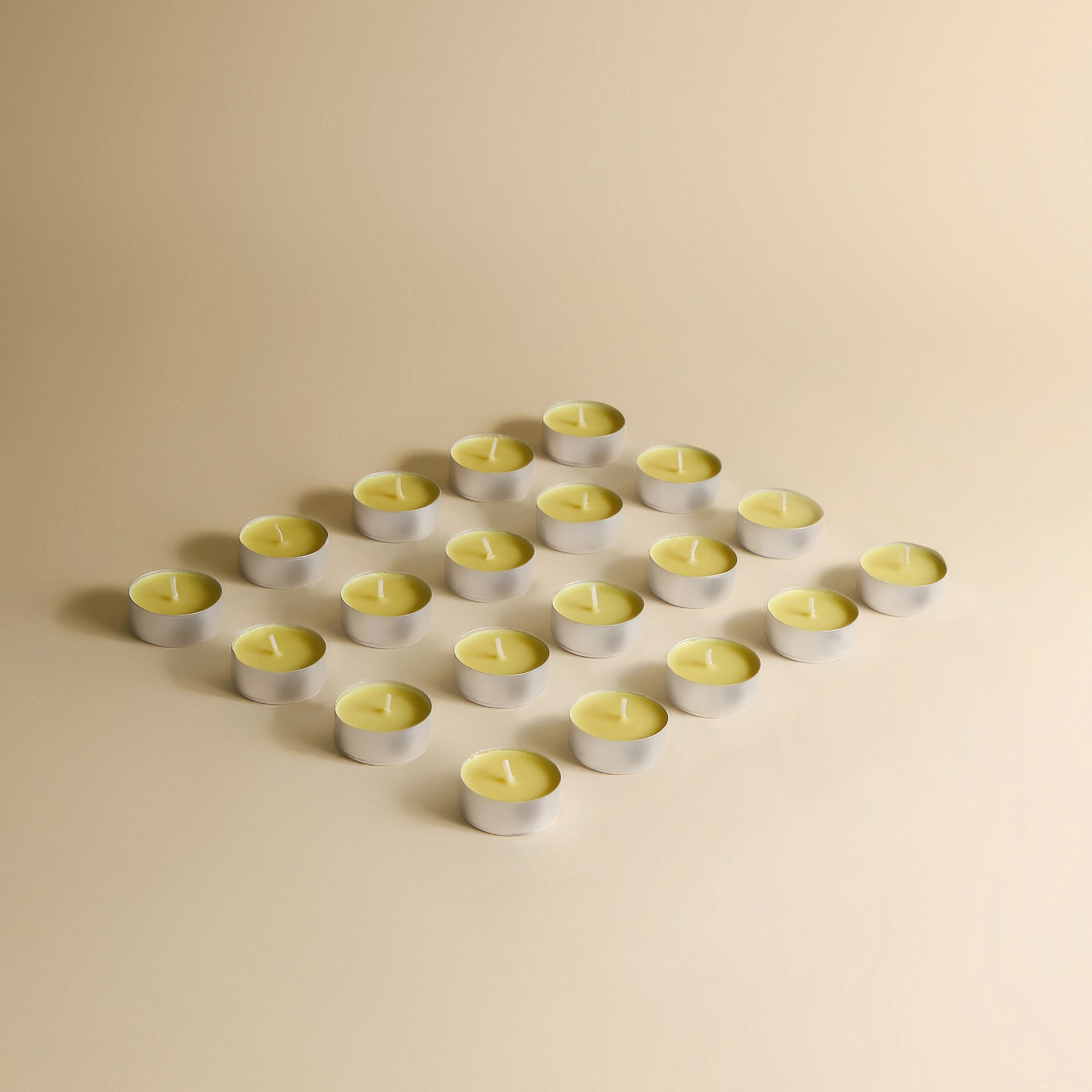 Imagen 0 de Set de 30 velas tealight Basic Citron El Corte Inglés