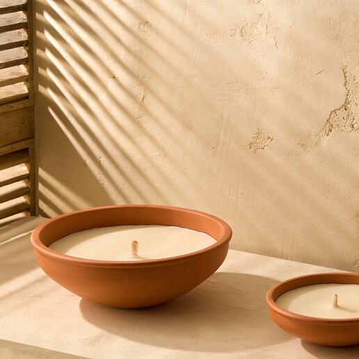 Vela aromática citronela en maceta de terracota Citron El Corte Inglés