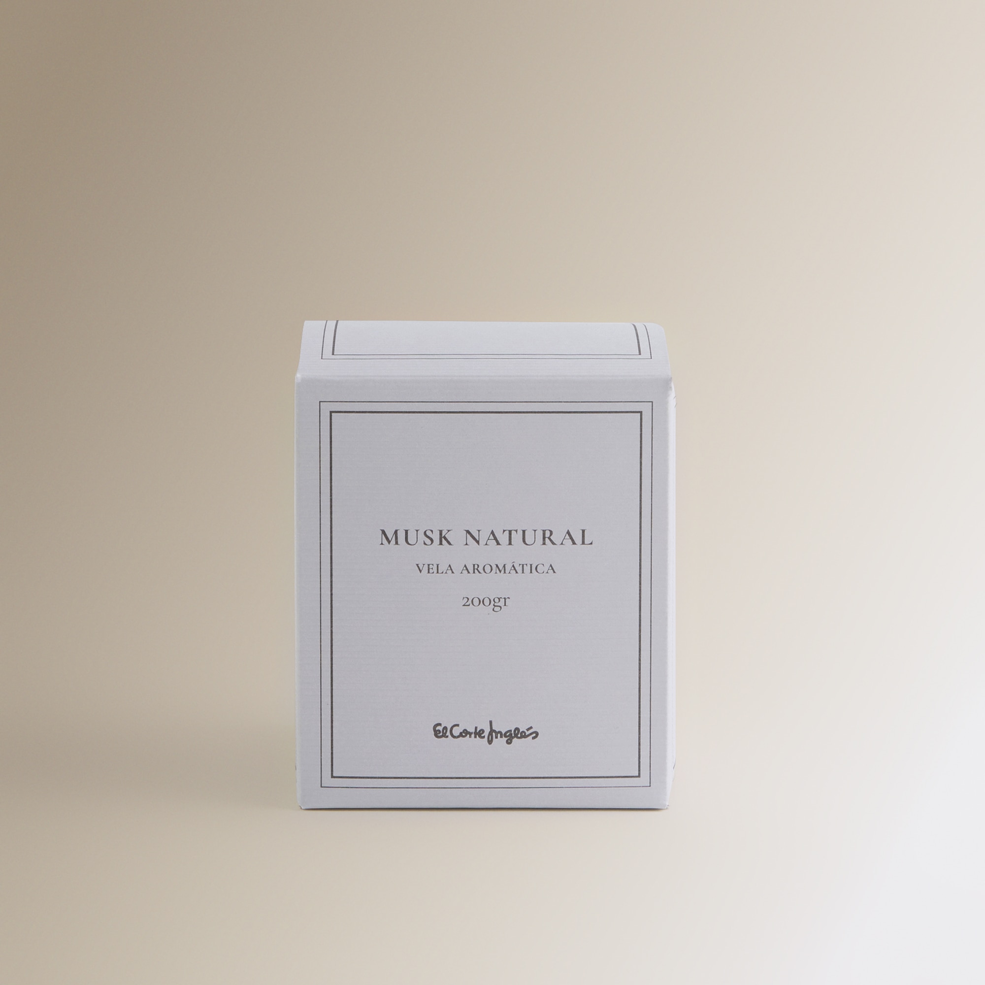 Vela Aromática em Copo Musk Natural de Cristal às Riscas Transparente-4