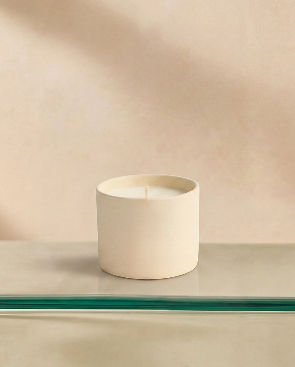 Copo com vela aromática Orgânica 1 Natural-1