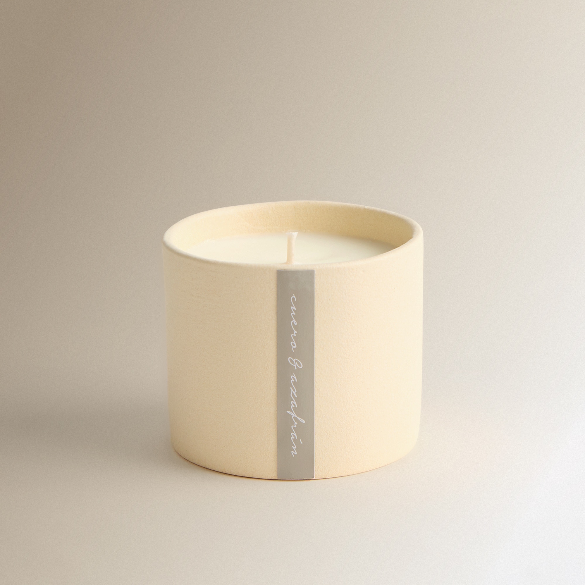 Copo com vela aromática Orgânica 1 Natural-2