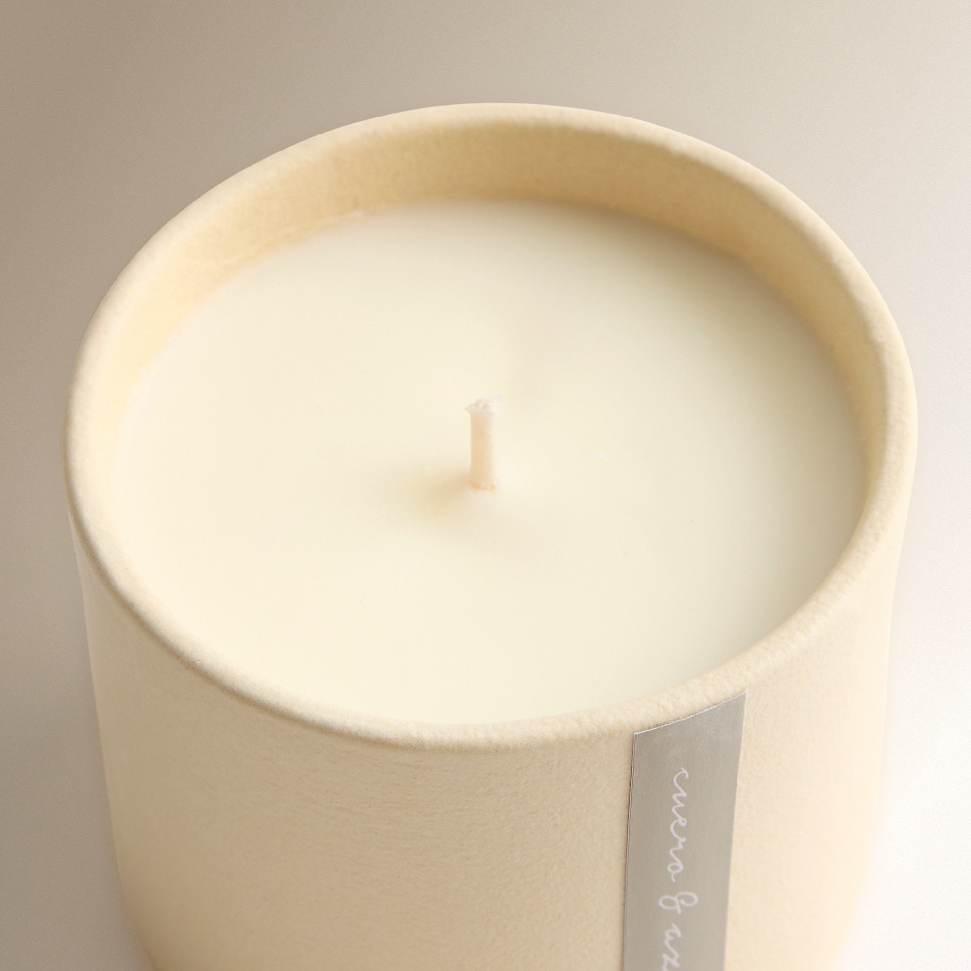 Copo com vela aromática Orgânica 1 Natural-3