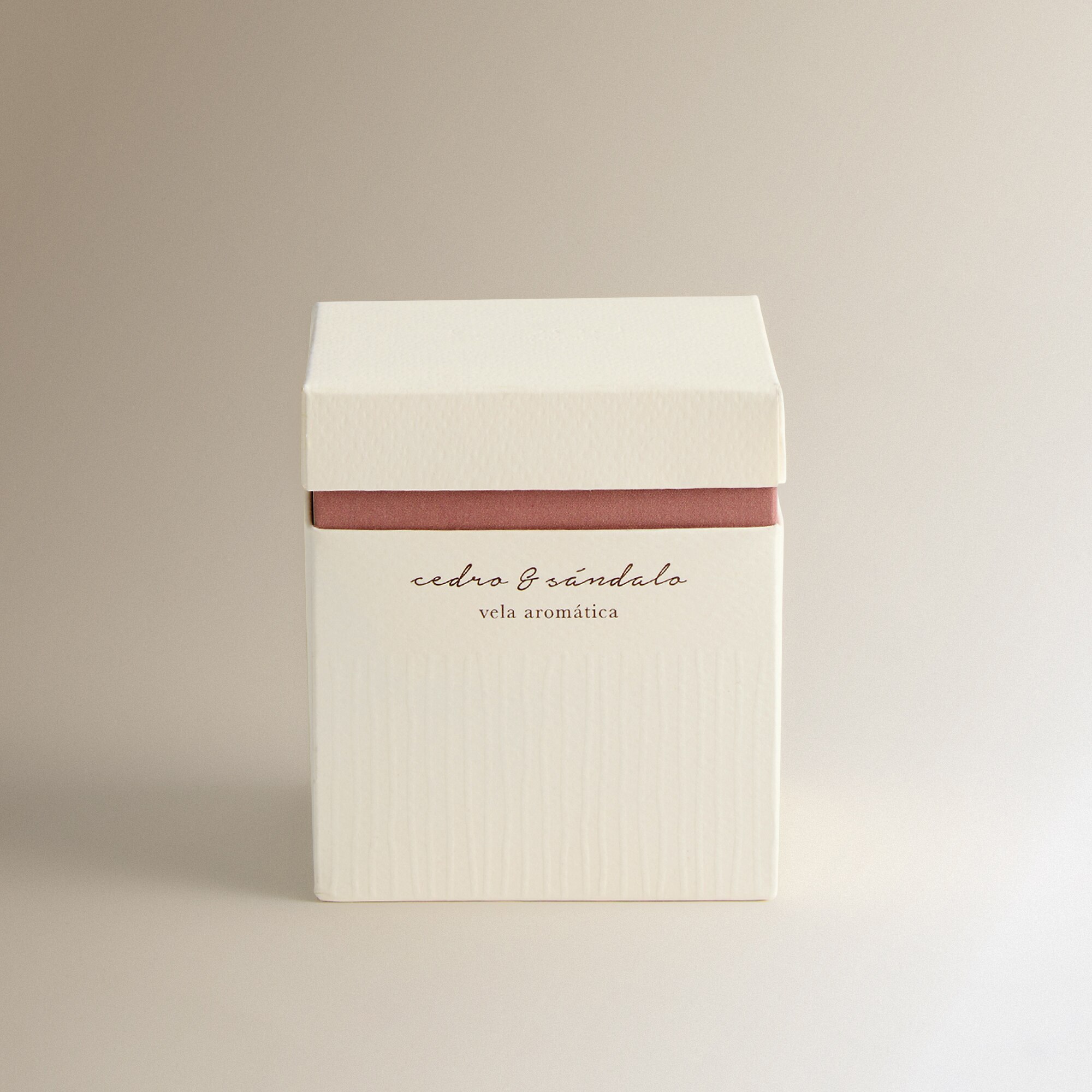 Vaso en vela aromática Cedro & Sándalo Orgánica - Natural Natural-4