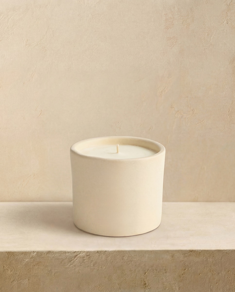 Copo com vela aromática Orgânica 3 Natural-1